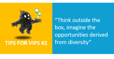 Think outside the box, imagine the opportunities derived from diversity